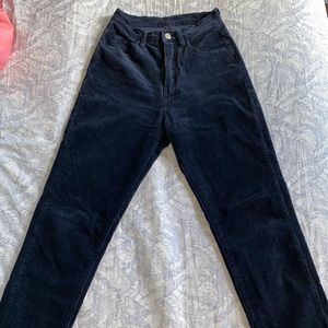 Corduroy high waisted pants